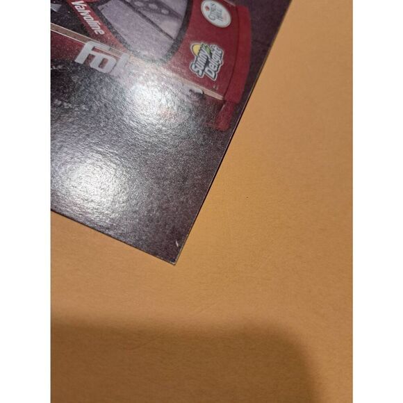 Mark Martin Folgers Racing Team Postcard 6 Ford Thunderbird Roush NASCAR Vintage - Picture 5 of 5